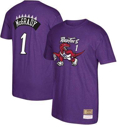 TORONTO RAPTORS NBA TSHIRT RETRO MCGRADY PURPLE YOUTH