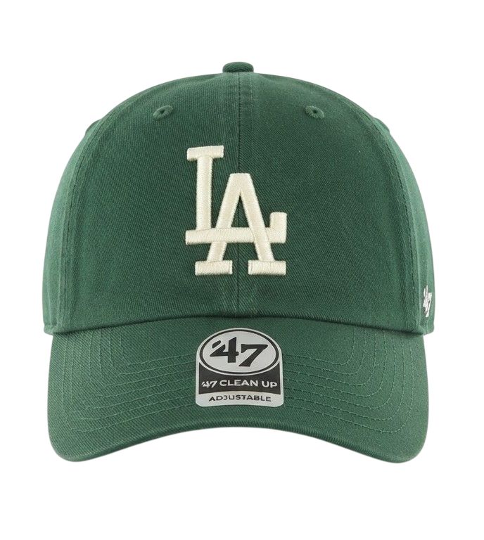 LOS ANGELES DODGERS MLB CAP CLEAN UP 47 DARK GREEN