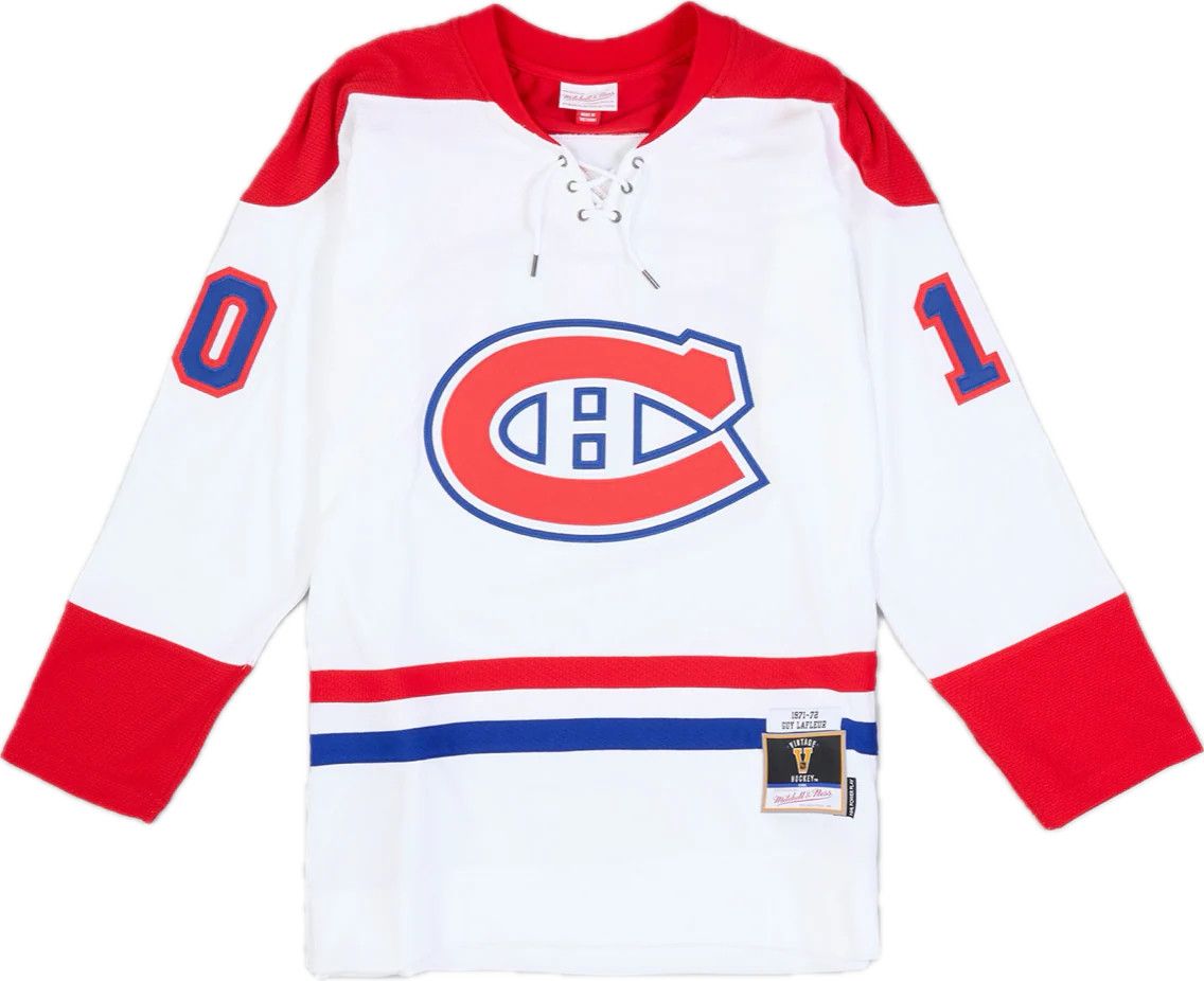 MONTREAL CANADIENS NHL JERSEY VINTAGE  PREMIUM #10 WHITE