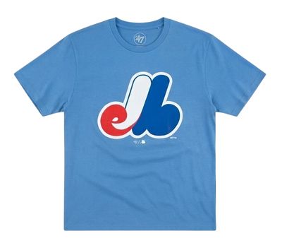 MONTREAL EXPOS MLB T-SHIRT 47 BLEU ROYAL