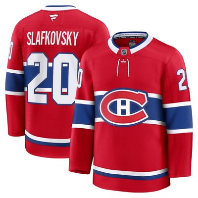 MONTREAL CANADIENS NHL JERSEY HOME SLAFKOVSKY #20 RED