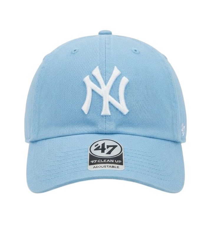 NEW YORK YANKEES MLB CAP 47 CLEAN UP CORAL BLUE