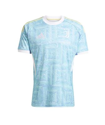 JUVENTUS MAILLOT DE FOOTBALL REPLIQUE EXTÉRIEUR 25-26 BLEU PASTEL
