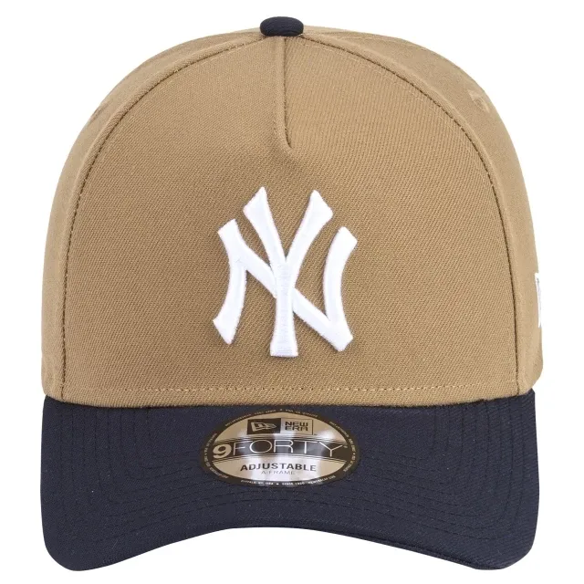 NEW YORK YANKEES MLB CAP 9FORTY A-FRAME BROWN/BLACK