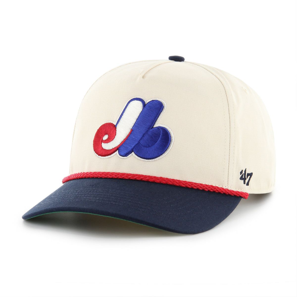 MONTREAL EXPOS MLB CAP HITCH 1969 NATURAL ROPE TT CREAM-NAVY, Size: OS