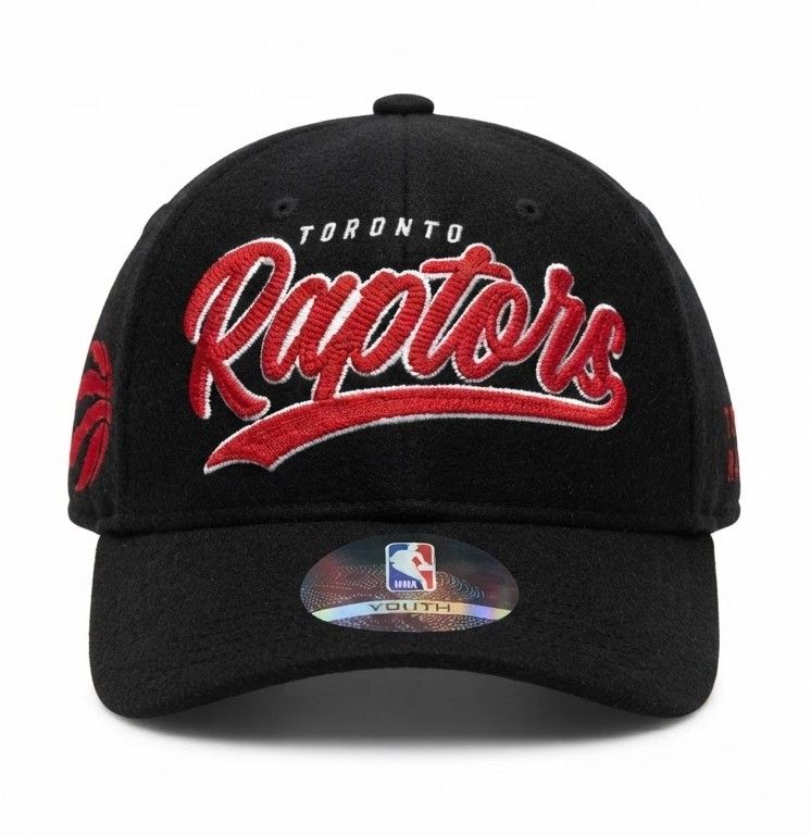 TORONTO RAPTORS NBA CAP LEGACY WOOLY BLACK YOUTH