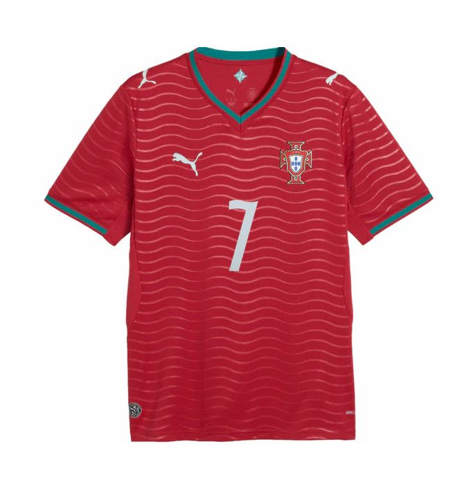 PORTUGAL SOCCER JERSEY HOME REPLICA 25-26 RONALDO #7