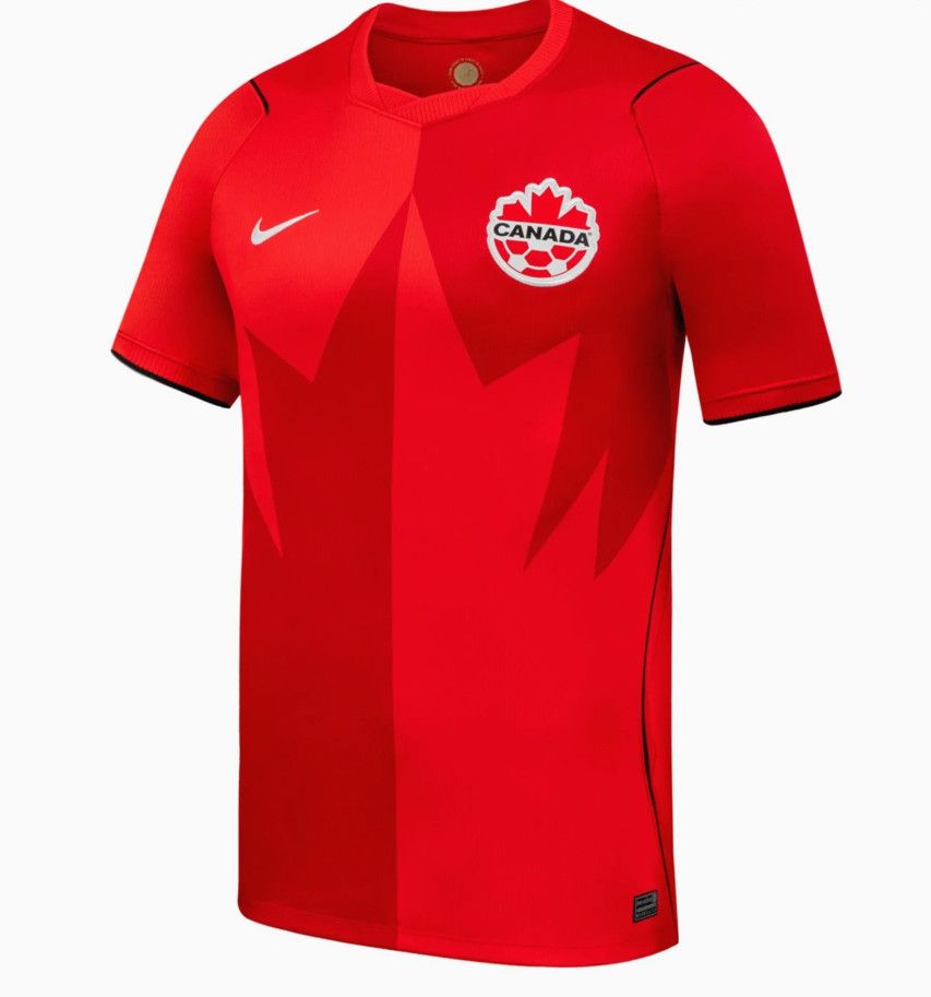 CANADA SOCCER JERSEY REPLICA HOME RED 2026