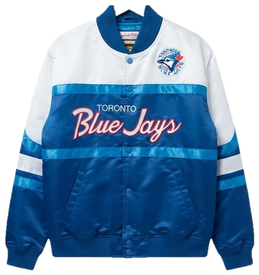 TORONTO BLUE JAYS MLB  JACKET REVERSIBLE A BOUTON MITCHELL &amp; NESS