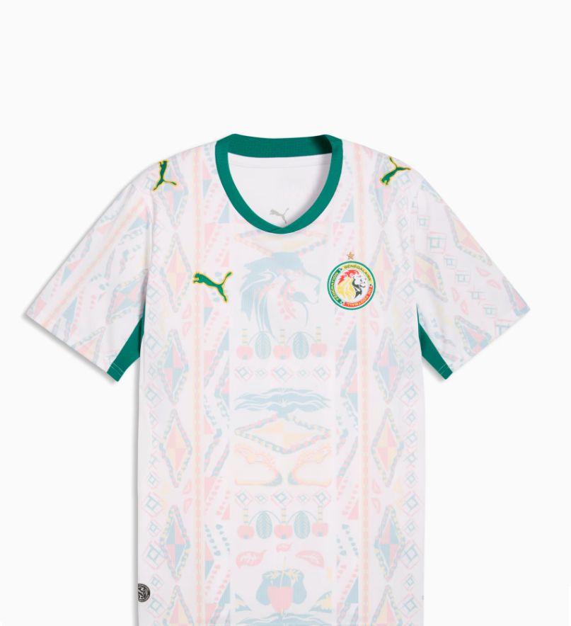 SENEGAL TEAM SOCCER JERSEY HOME WHITE 26