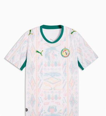 SENEGAL TEAM SOCCER JERSEY HOME WHITE 26
