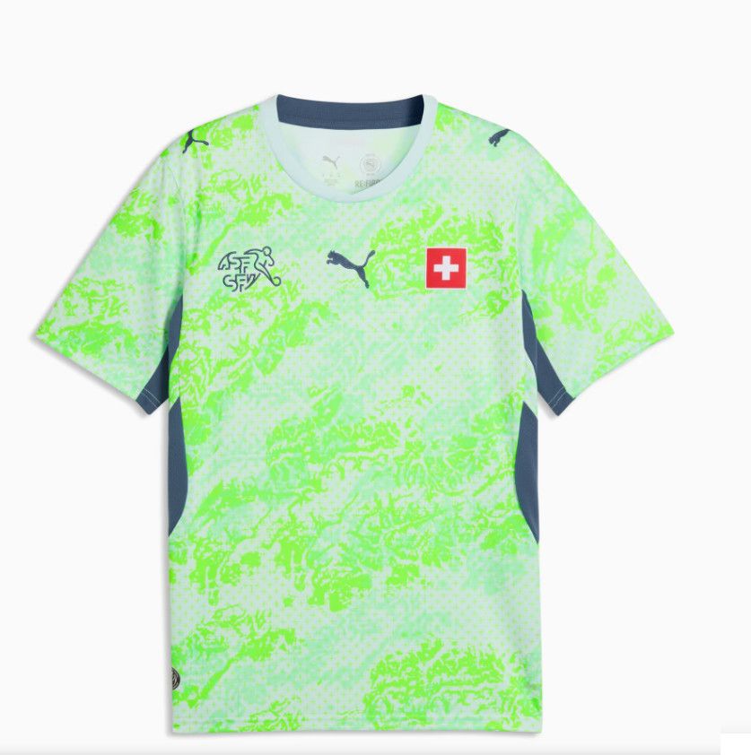 SUISSE TEAM SOCCER JERSEY AWAY SEA GLASS-DARK INDIGO 26, Size: S