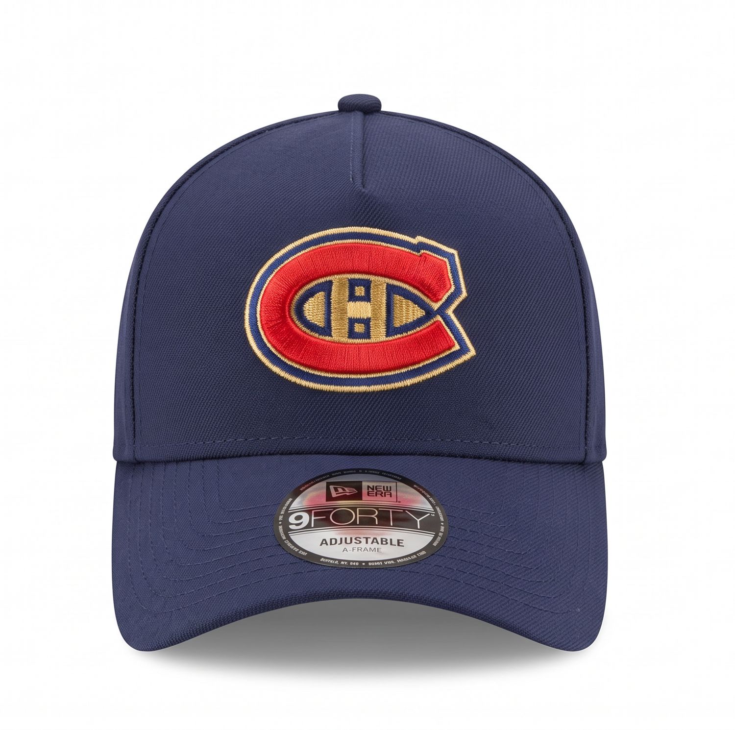 MONTREAL CANADIENS NHL CAP 9FORTY A-FRAME NAVY SIDE PATCH