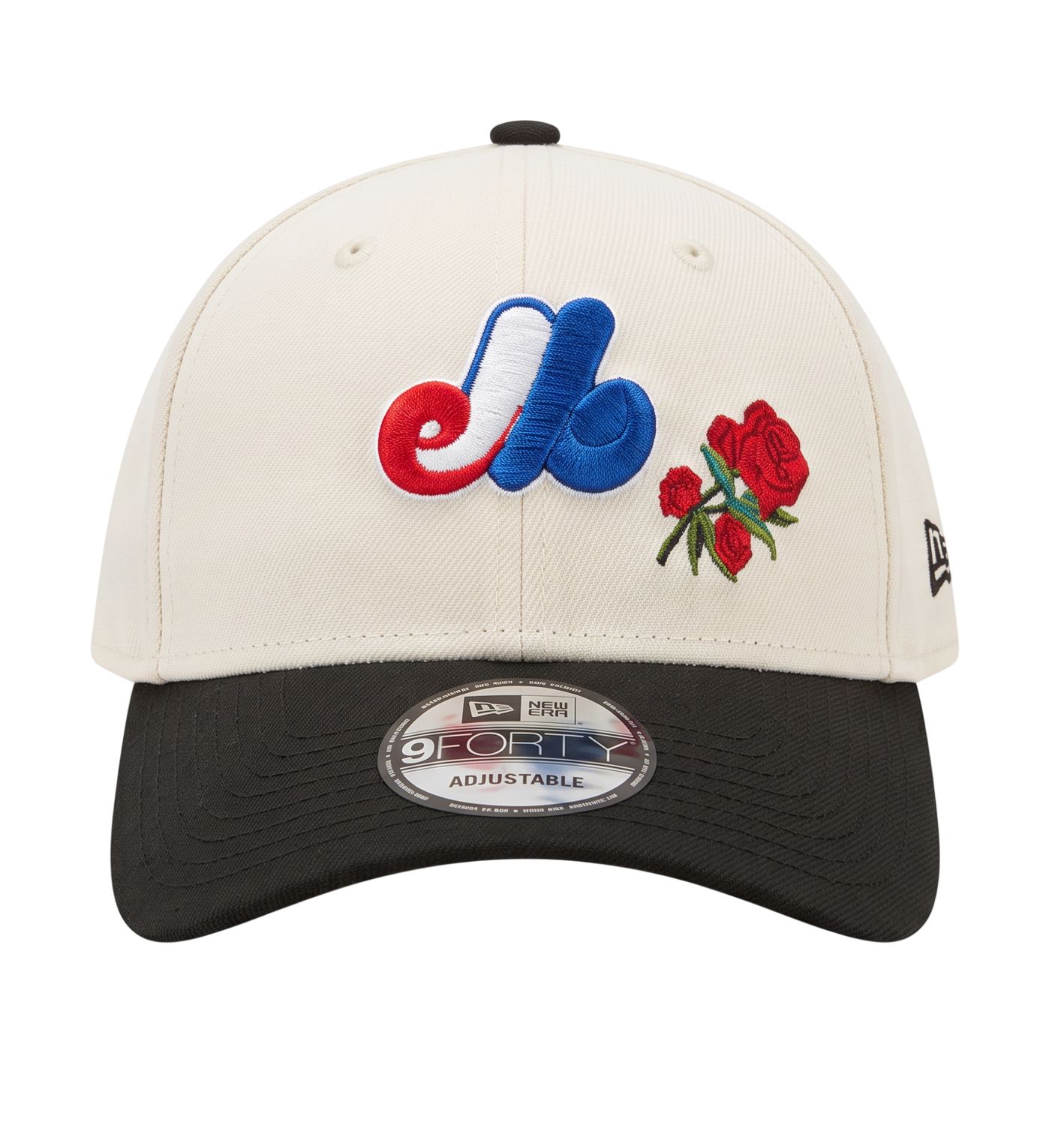 MONTREAL EXPOS MLB CAP 9FORTY EDITION FLOWER CREAM-BLACK