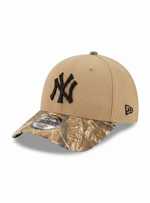 NEW YORK YANKEES MLB CAP 9FORTY A-FRAME CAMELREAL TREE SIDE PATCH