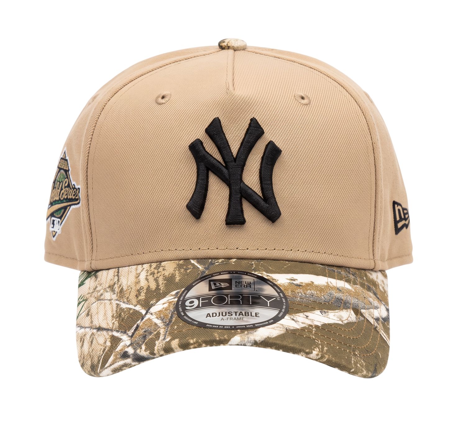 NEW YORK YANKEES MLB CAP 9FORTY A-FRAME CAMELREAL TREE SIDE PATCH
