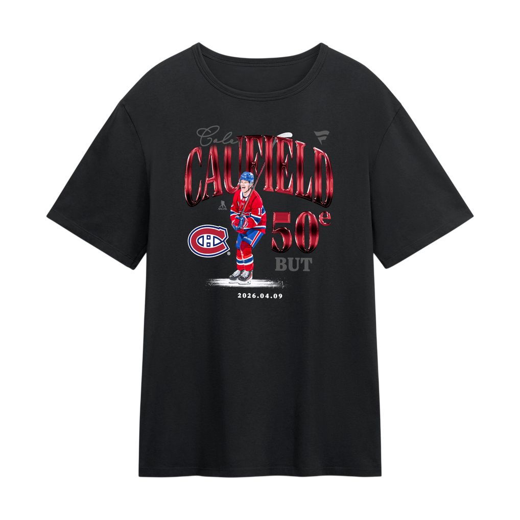 MONTREAL CANADIENS NHL T-SHIRT COLE CAUFIELD 50E BUT 2026 YOUTH