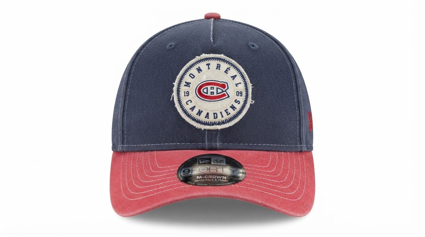 MONTREAL CANADIENS NHL CAP 9FORTY M-CROWN A-FRAME RETRO BLUE