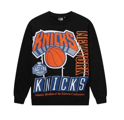 NEW YORK KNICKS NBA CREWNECK BLACK NE