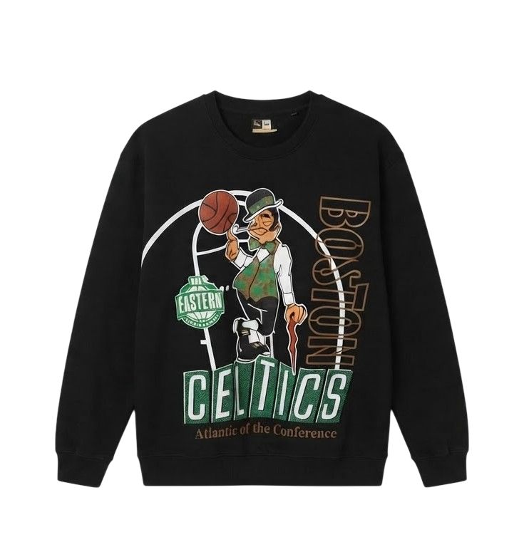 BOSTON CELTICS NBA CREWNECK BLACK NE