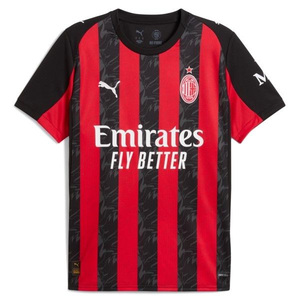 AC MILAN SOCCER JERSEY REPLICA HOME 25/26 RED/BLACK