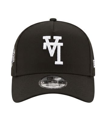 LOS ANGELES DODGERS MLB CAP 9 FORTY A-FRAME BLACK UPSIDE DOWN LOGO