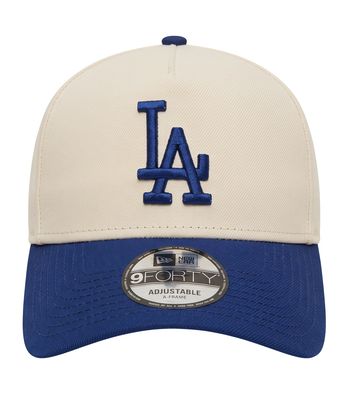 LOS ANGELES DODGERS MLB CAP 9FORTY A-FRAME CREAM-ROYAL