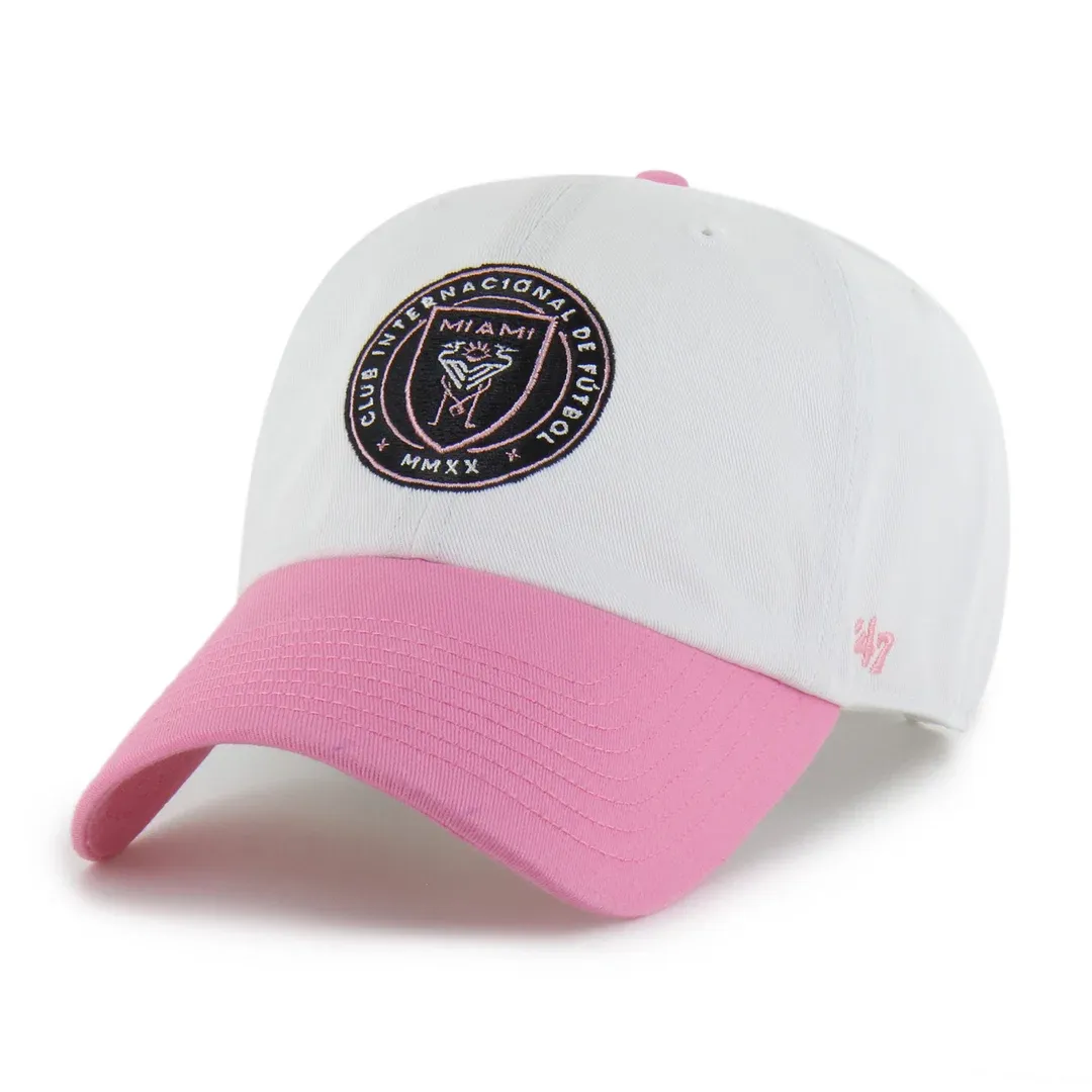 INTER MIAMI SOCCER CAP 47 CLEAN UP WHITE-ROSE
