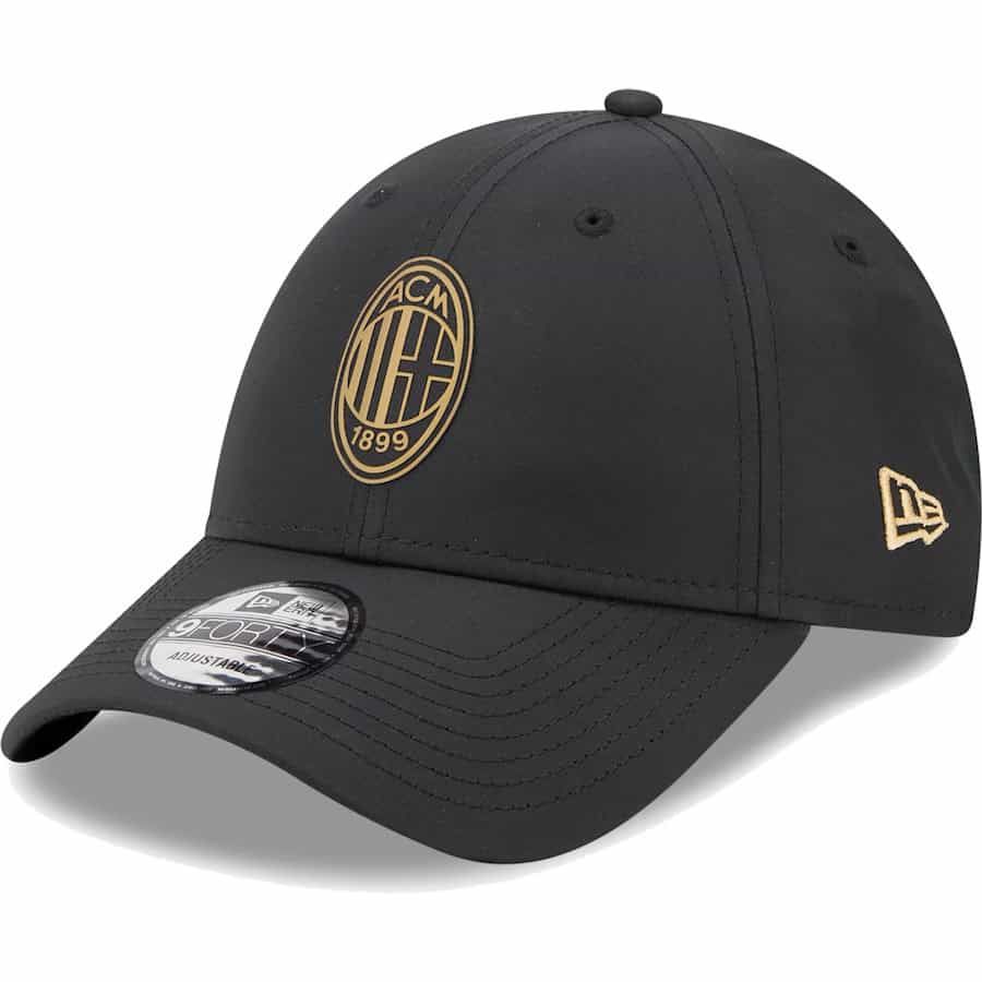 AC MILAN SOCCER CAP 9FORTY ADJUSTABLE BLACK