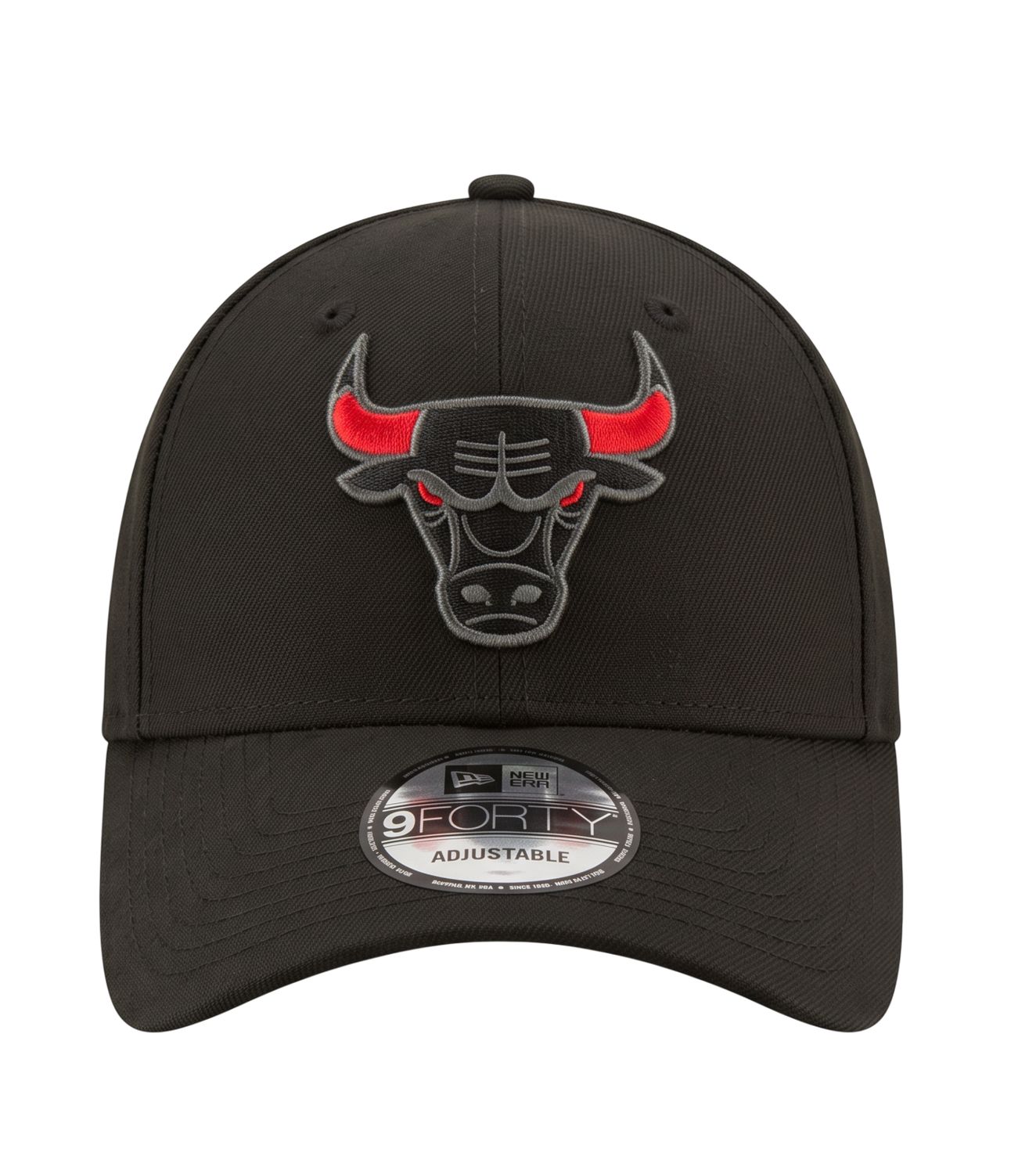 CHICAGO BULLS NBA CAP 9FORTY BLACK SIDE PATCH