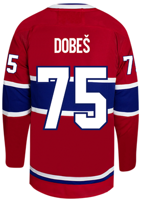 MONTREAL CANADIENS NHL JERSEY BREAKWAY DOBES #75 RED