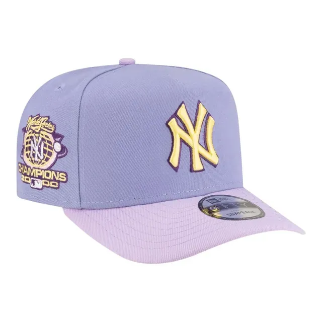 NEW YORK YANKEES MLB 9FORTY A-FRAME PURPLE SIDE PATCH OS CAP