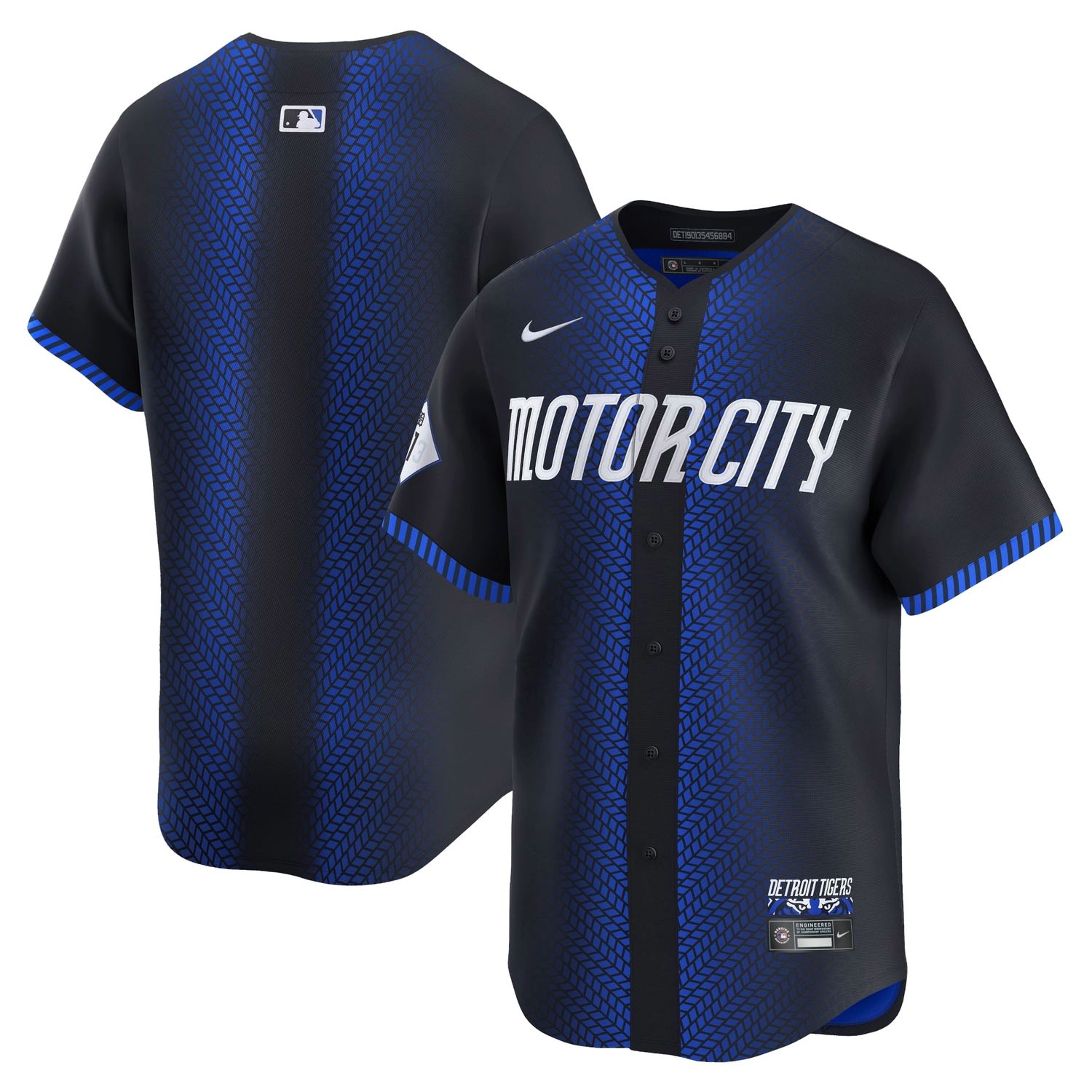 DETROIT TIGERS MLB JERSEY CITY CONNECTED LIMITED BLUE-BLACK