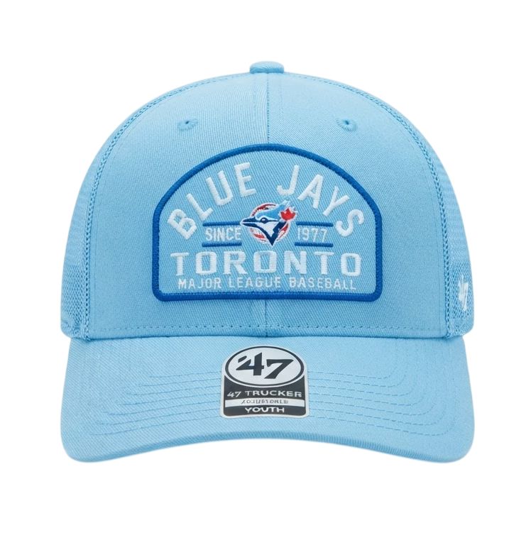 TORONTO BLUE JAYS MLB CAP 47 TRUCKER LIGHT BLUE YOUTH