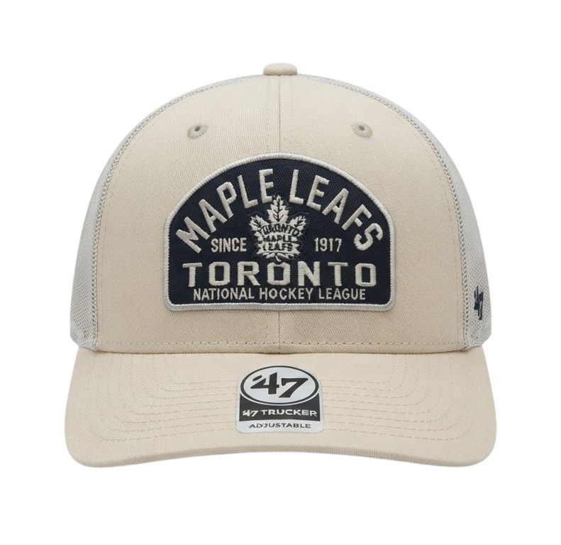 TORONTO MAPLE LEAFS NHL CAP TRUCKER CREAM