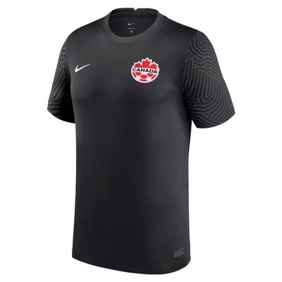 TEAM CANADA SOCCER JERSEY REPLICA BLACK