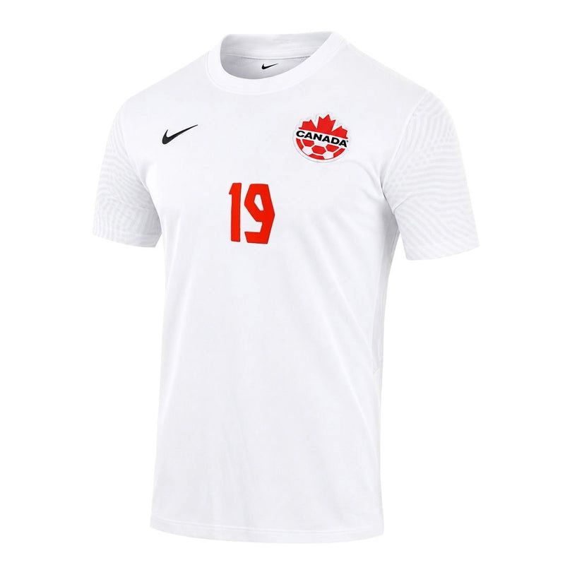 TEAM CANADA SOCCER JERSEY REPLICA WHITE #19 DAVIES