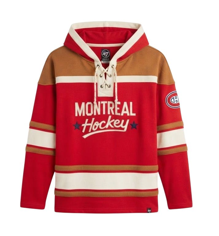 MONTREAL CANADIENS NHL 47' LACER HOODIE RED 2027
