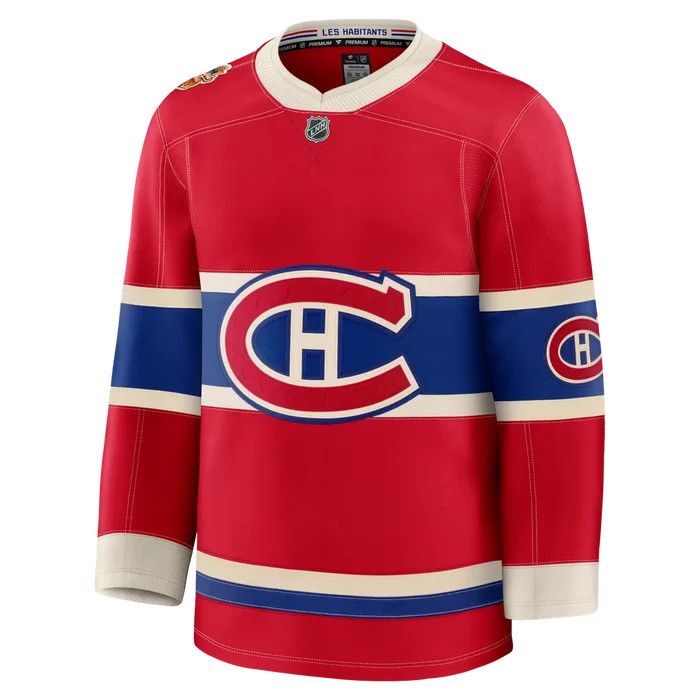 MONTREAL CANADIENS NHL JERSEY BRANDED RED HERITAGE CLASSIC PREMIUM