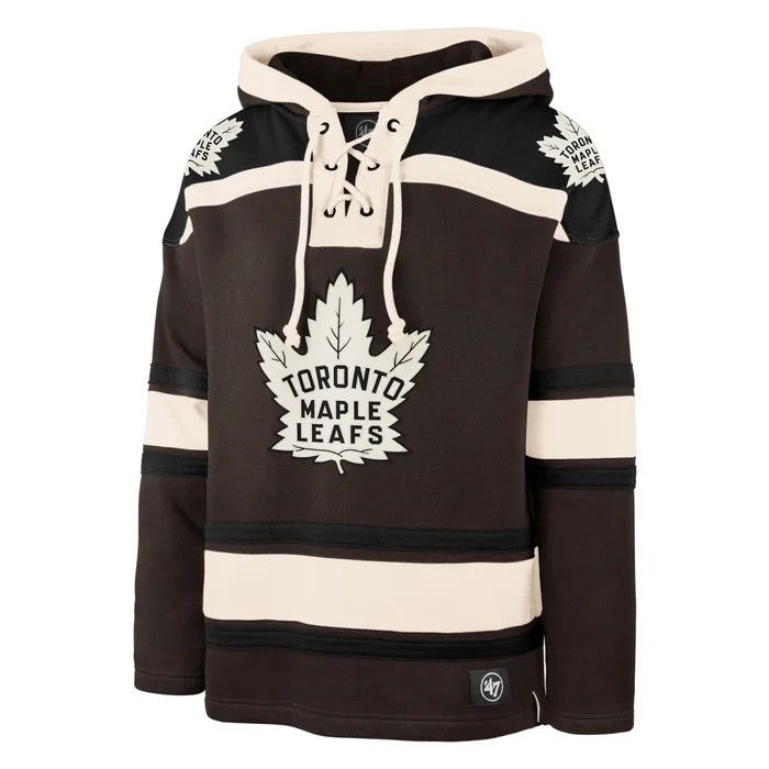 TORONTO MAPLE LEAFS NHL LACER HOODIE DARK CHOCOLATE