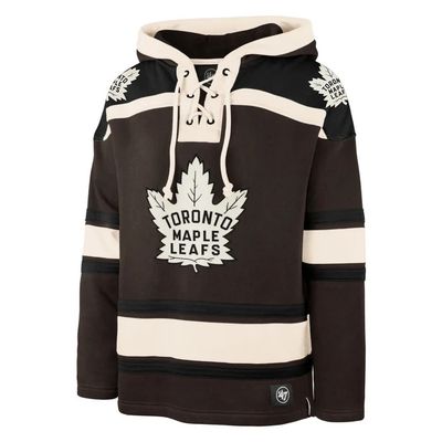 TORONTO MAPLE LEAFS NHL LACER HOODIE DARK CHOCOLATE