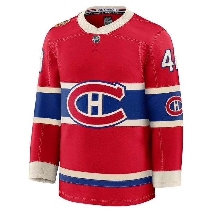 MONTREAL CANADIENS NHL HERITAGE CLASSIQUE PREMIUM PLAYER JERSEY - HUTSON #48