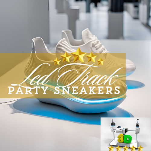 3D LED Track Party Sneakers (Female)