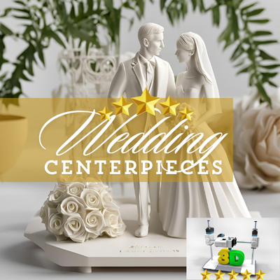 3D Printed Wedding Centerpieces