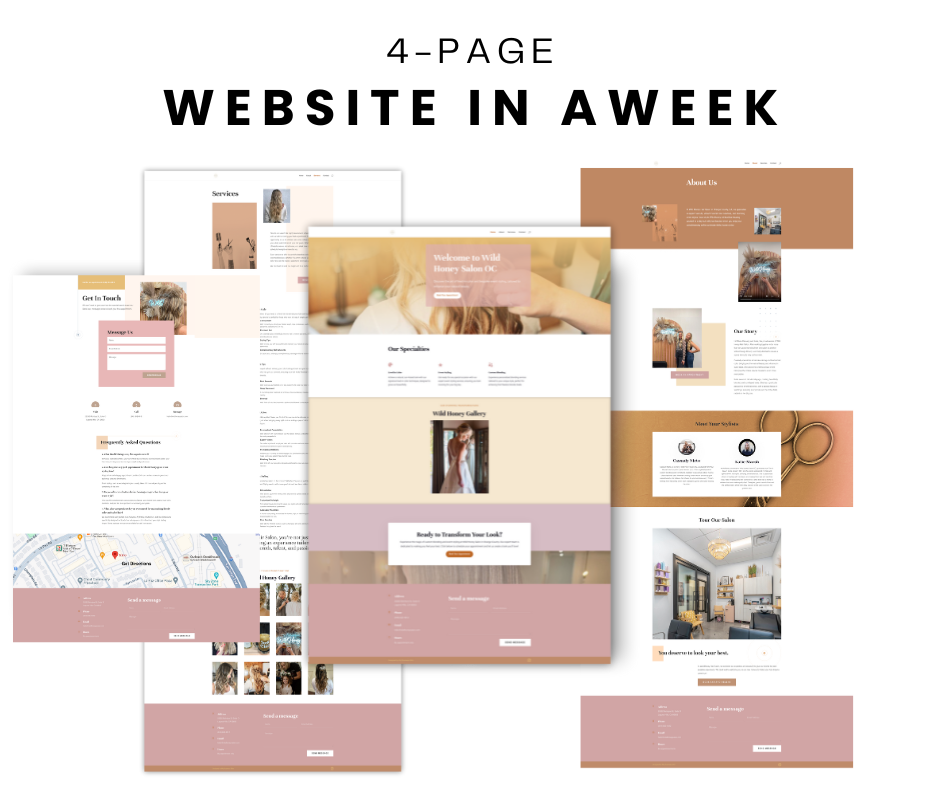 Website in a Week (plus monthly hosting & essential maintenance)