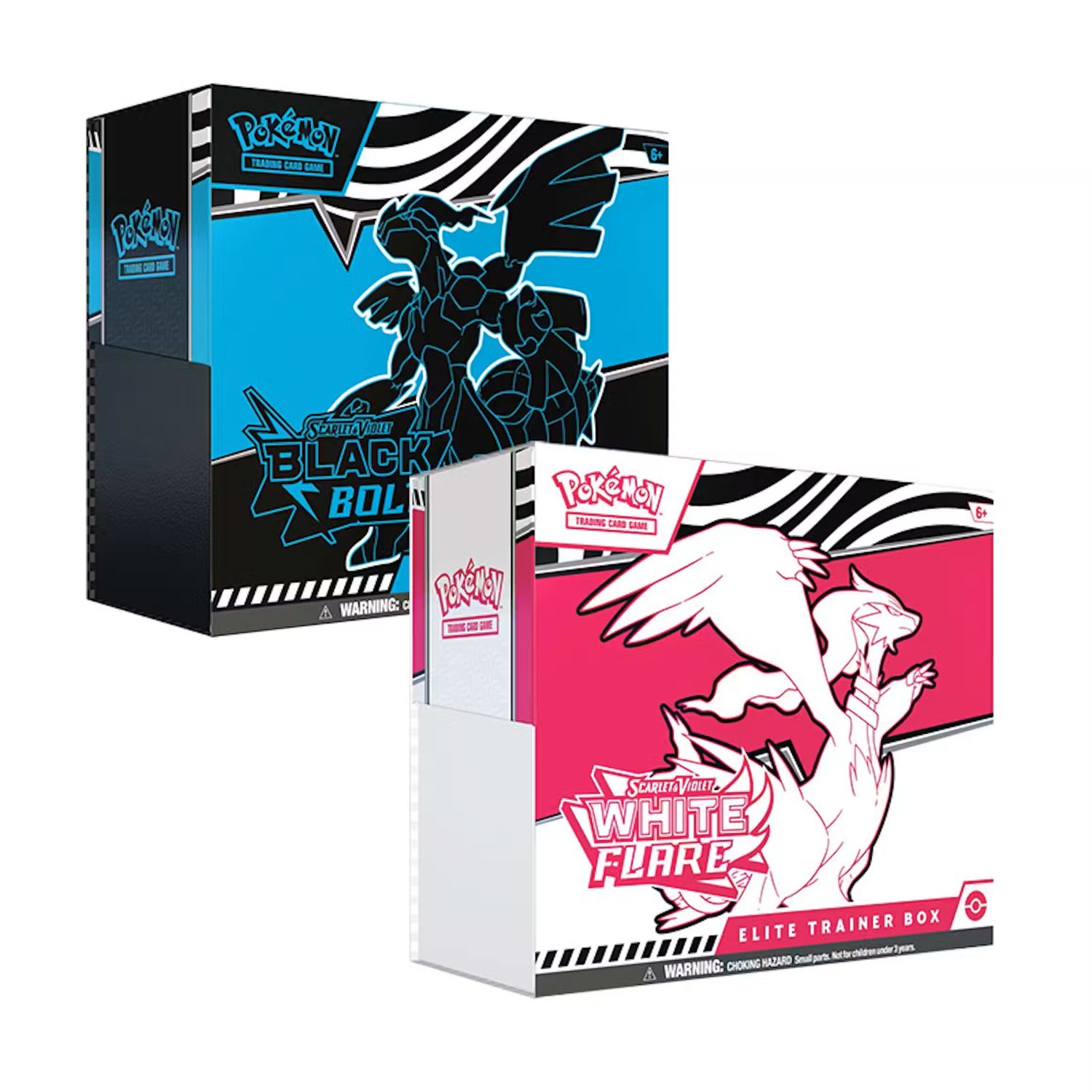 Pokémon TCG: Scarlet &amp; Violet—Black Bolt &amp; White Flare Elite Trainer Box COMBO