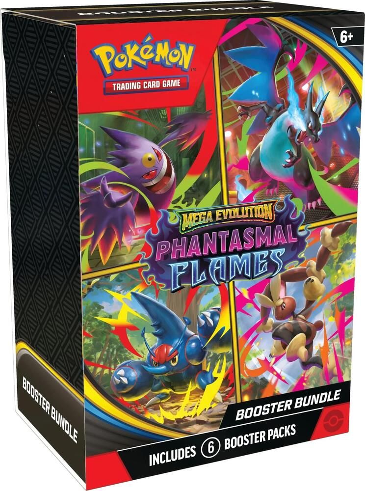 Pokémon TCG: Mega Evolution—Phantasmal Flames Booster Bundle