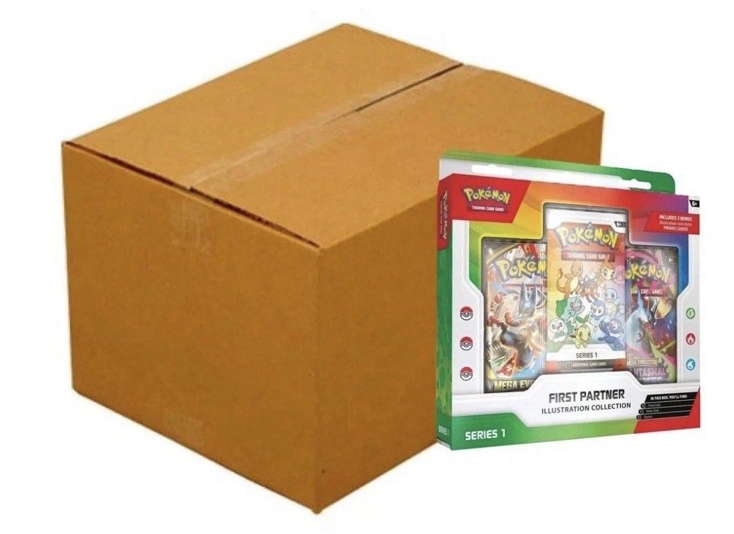 Pokémon TCG: Mega Evolution—First Partner Series 1 Illustration Collection Sealed Case
