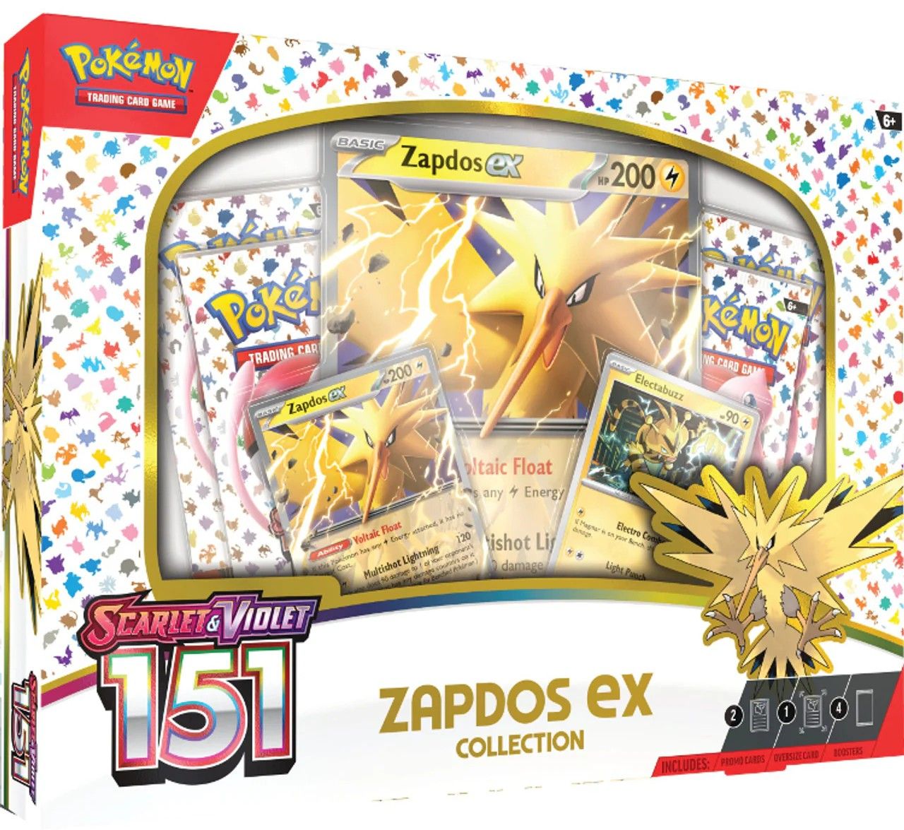 Pokémon TCG: Scarlet &amp; Violet—151 Zapdos EX Collection Box