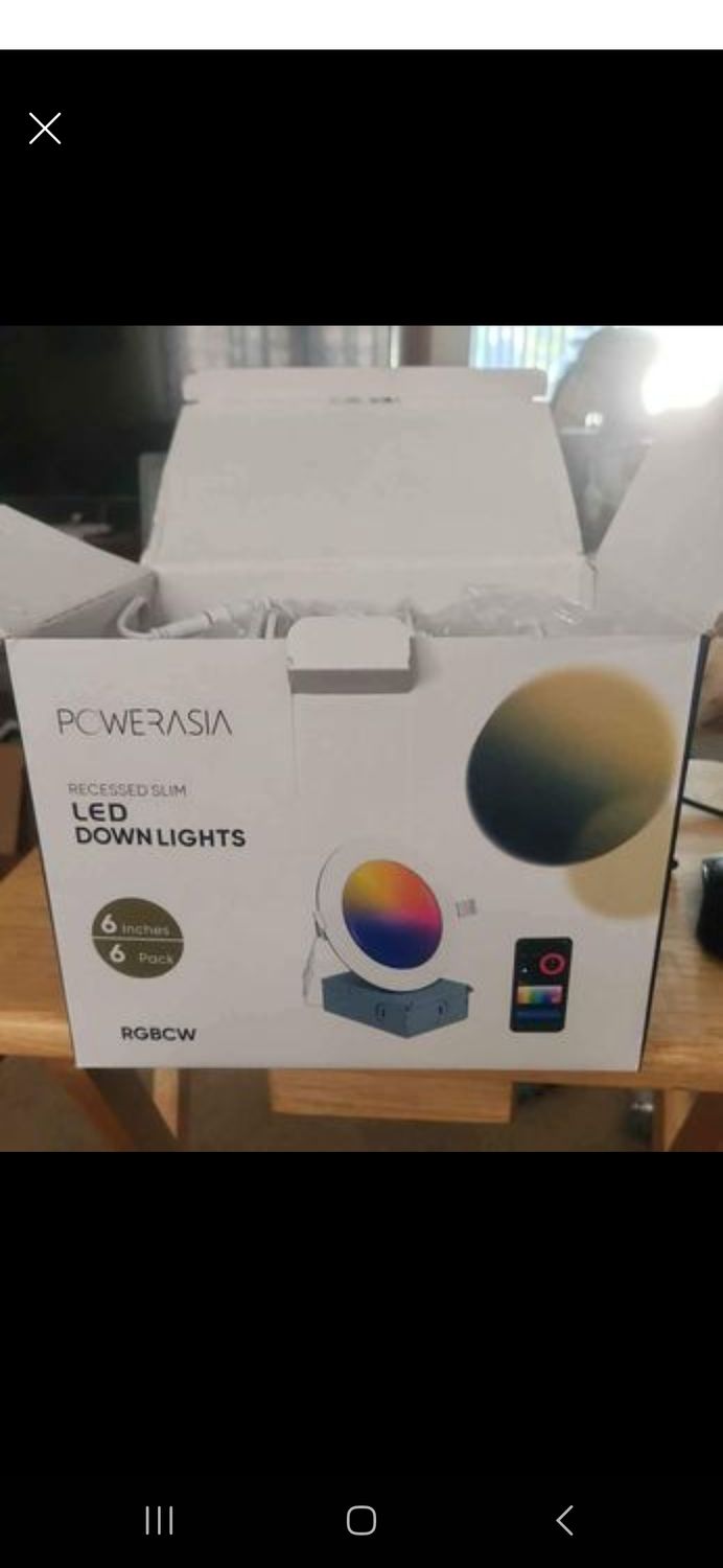 6 pack Led Smart Recessed Lighting 6 Inch
